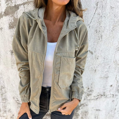 Veste en Velours Côtelé